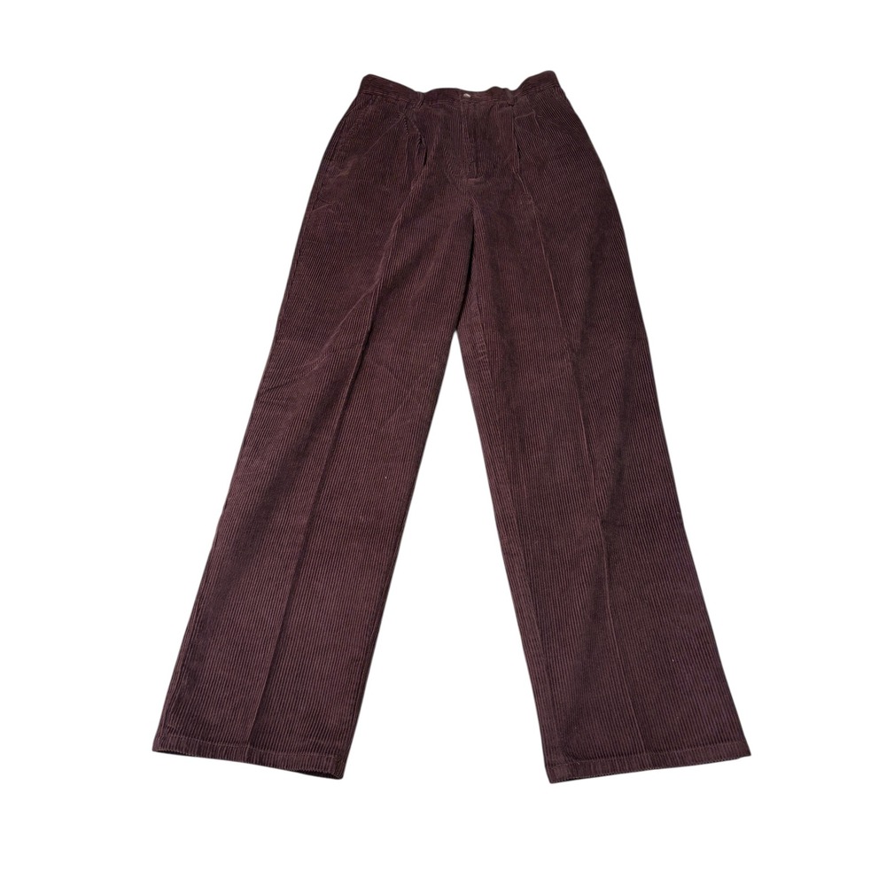 Vtg 90s NWT Brooks Brothers Corduroy Pleated Pants Womens 28X31 Classic Fit  USA